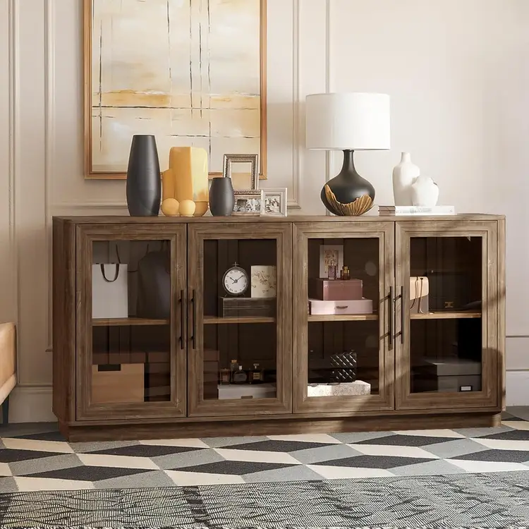 newownds kitchen storage with 4 glass doors 750x750